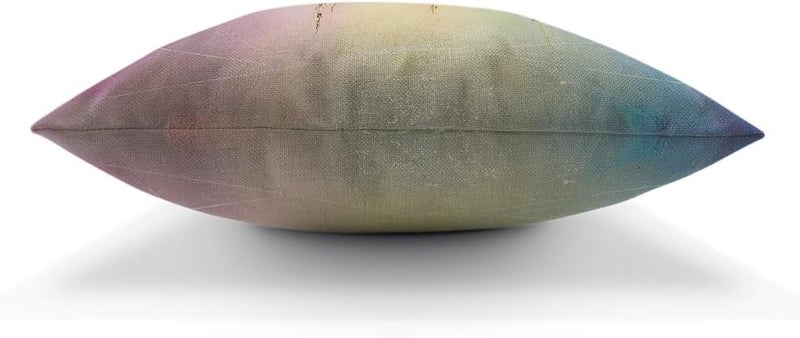 Moslion Floral Pillows Flower Decorative Throw Pillow Cover Watercolor Painting Flowers Pillow Case 18x18 Inch Cotton Linen Square Cushion Cover for Sofa Bed Purple - Image 5